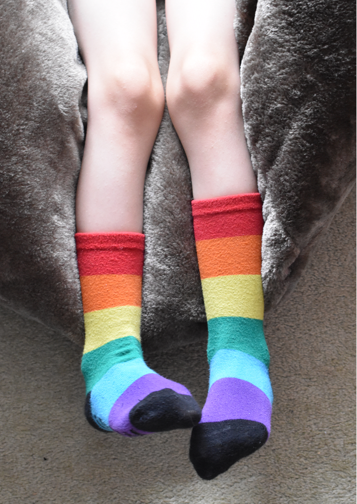 Moody Jude Australia rainbow socks